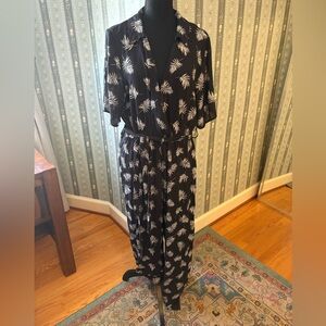 Zenobia Black and White Jumpsuit NWT